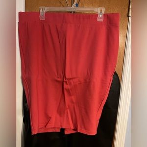 Torrid coral colored pencil skirt